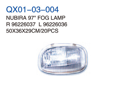 NUBIRA97"FOG LAMP