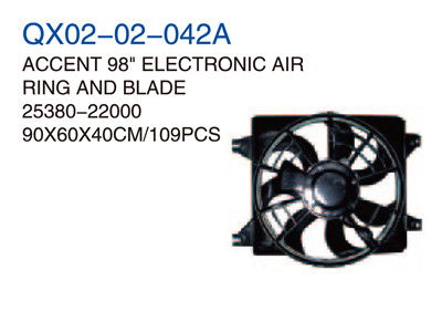 ACCENT 98" ELECTRONIC AIR RING AND BLADE