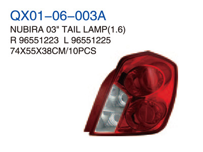 NUBIRA 03"TAIL LAMP 