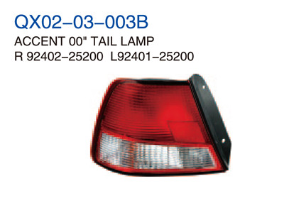 ACCENT 00" TAIL LAMP