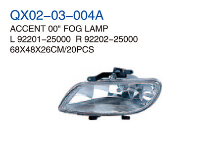 ACCENT 00" FOG LAMP