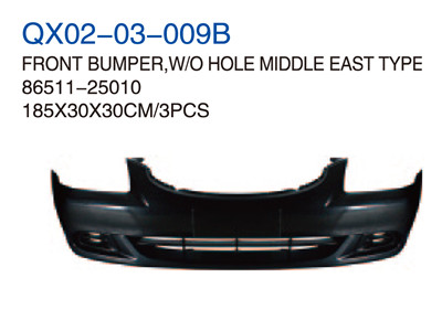 FRONT BUMPER,W/O HOLE MIDDLE EASTTYPE