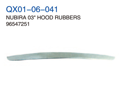 NUBIRA 03" HOOD RUBBERS