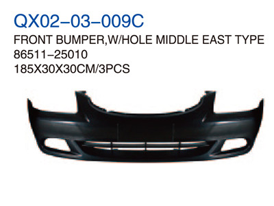 FRONT BUMPER,W/HOLE MIDDLE EAST TYPE