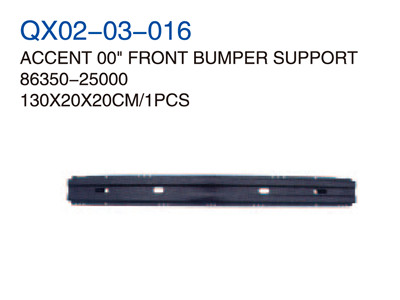 ACCENT 00" FRONT BUMPER SUPPORT