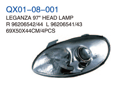 LEGANZA97"HEAD LAMP