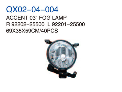 ACCENT 03" FOG LAMP