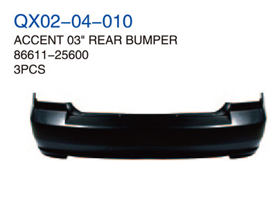 ACCEN 03" REAR BUMPER