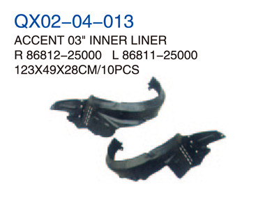 ACCEN 03" INNER LINER