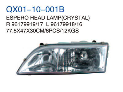 ESPERO HEAD LAMP CRYSTAL