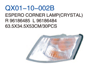 ESPERO CORNER LAMP CRYSTAL