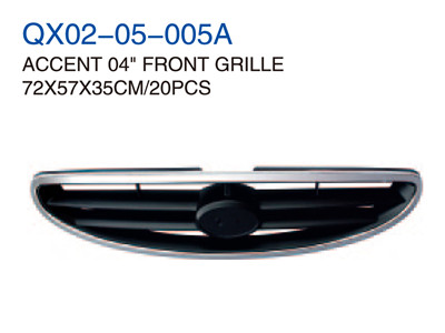 ACCENT 04"FRONT GRILLE