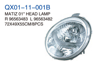 MATIZ 01"HEAD LAMP