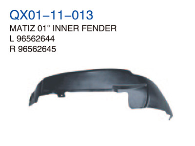 MATIZ 01"INNER FENDER