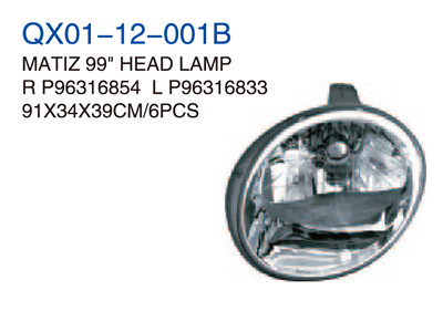 MATIZ 99"HEAD LAMP