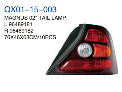 MAGNUS 02"TAIL LAMP