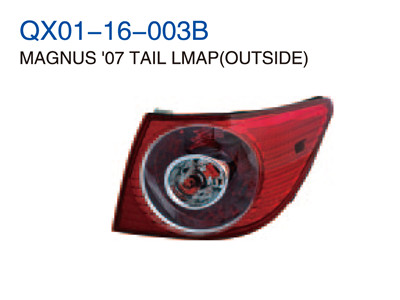 MAGNUS 07"TAIL LAMP OUTSIDE