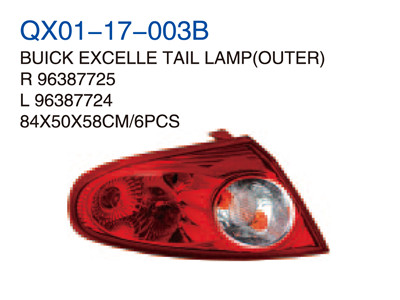 BUICK EXCELLE TAIL LAMP OUTER