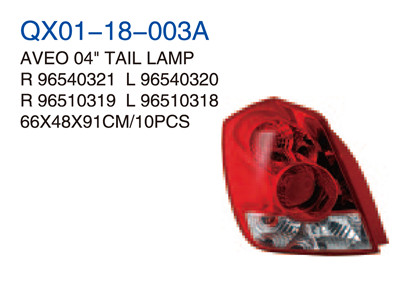 AVEO 04"TAIL LAMP