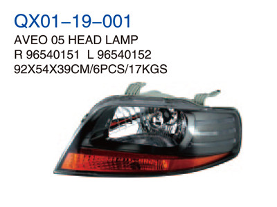 AVEO 05"HEAD LAMP