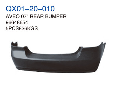 AVEO 07" REAR BUMPER