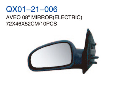 AVEO 08" MIRROR ELECTRIC