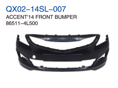 ACCENT"14 FRONT BUMPER