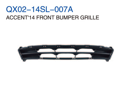 ACCENT"14 FRONT BUMPER GRILLE