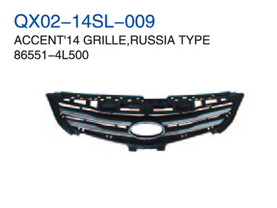 ACCENT"14 GRILLE,RUSSIA TYPE