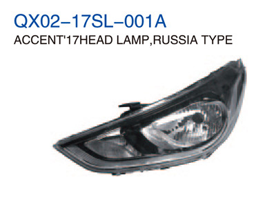 ACCENT"17HEAD LAMP,RUSSIA TYPE