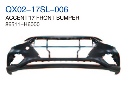 ACCENT"17 FRONT BUMPER