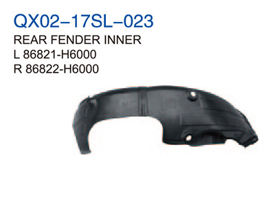 REAR FENDER INNER