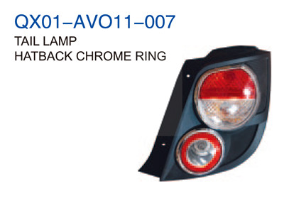 TAIL LAMP HATBACK CHROME RING