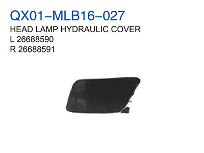 HEAD LAMP HYDRAULIC COVER