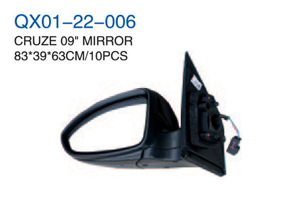 CRUZE 09" MIRROR