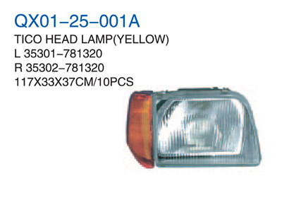 TICO HEAD LAMP YELLOW