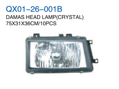 DAMAS HEAD LAMP CRYSTAL