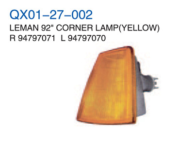 LEMAN 92" CORNER LAMP