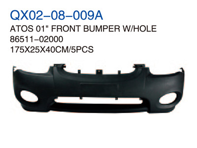 ATOS 01" FRONT BUMPER W/HOLE