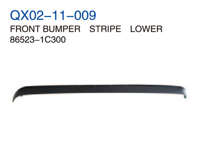 FRONT BUMPER STRIPE LOWER