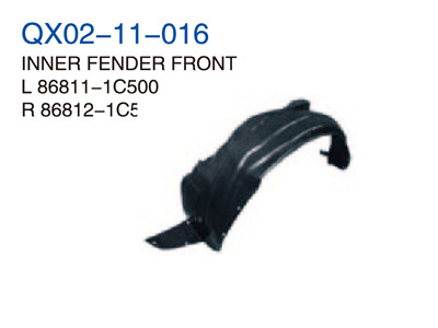 INNER FENDER FRONT