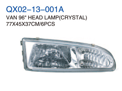 VAN 96"HEAD LAMP CRYSTAL