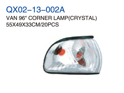 VAN 96"CORNER LAMP  CRYSTAL