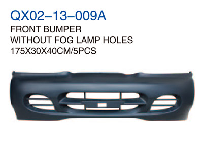 FRONT BUMPER WITHOUT FOG LAMP HOLES