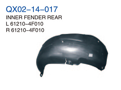 INNER FENDER REAR