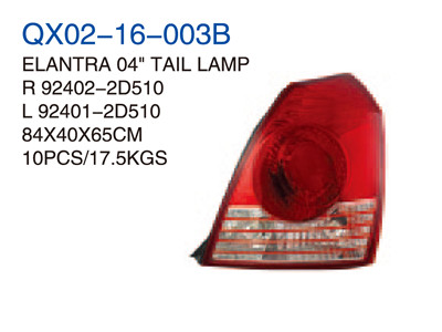 ELANTRA 04" TAIL LAMP