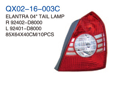 ELANTRA 04" TAIL LAMP