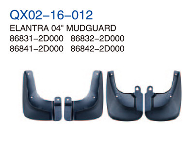 ELANTRA 04"MUDGUARD