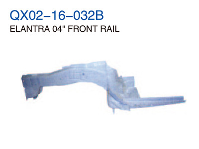 ELANTRA 04"FRONT RAIL