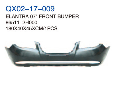 ELANTRA 07" FRONT BUMPER